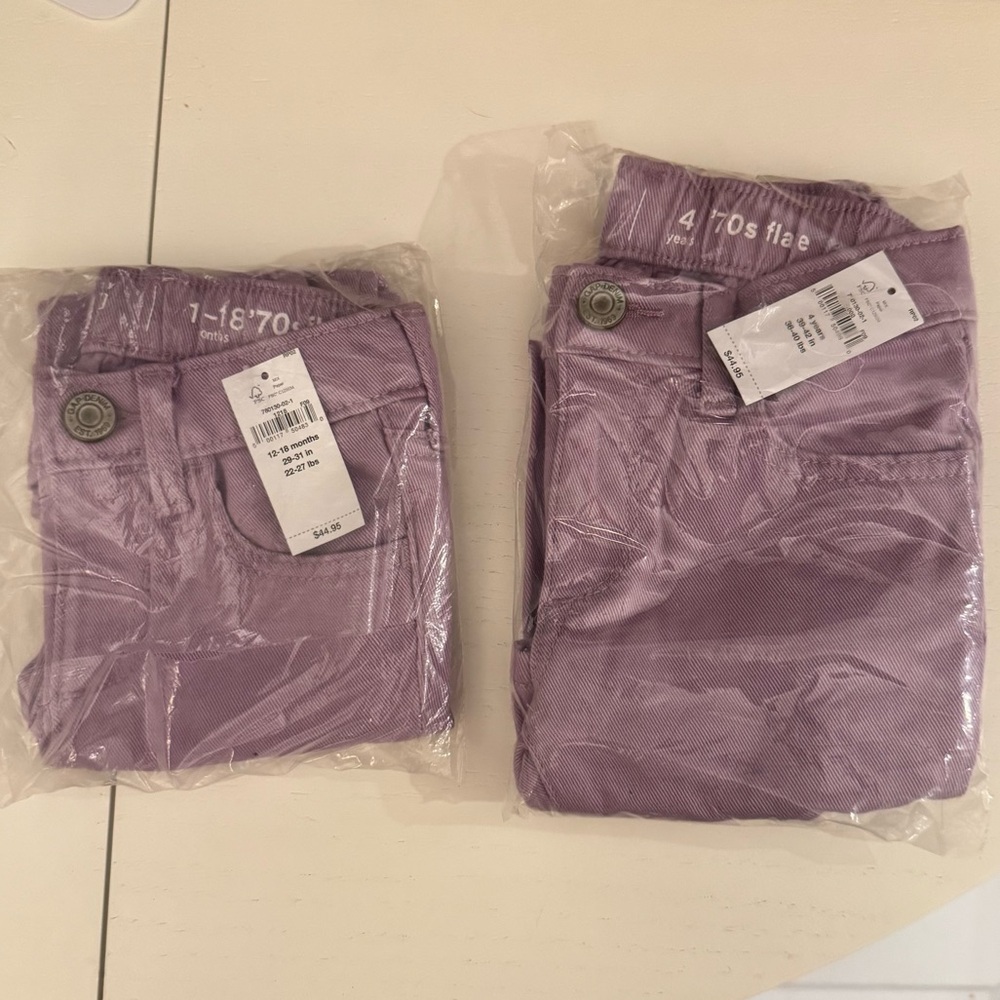 babyGap 70s Flare Jeans in Purple Tune - Picture 3 of 6